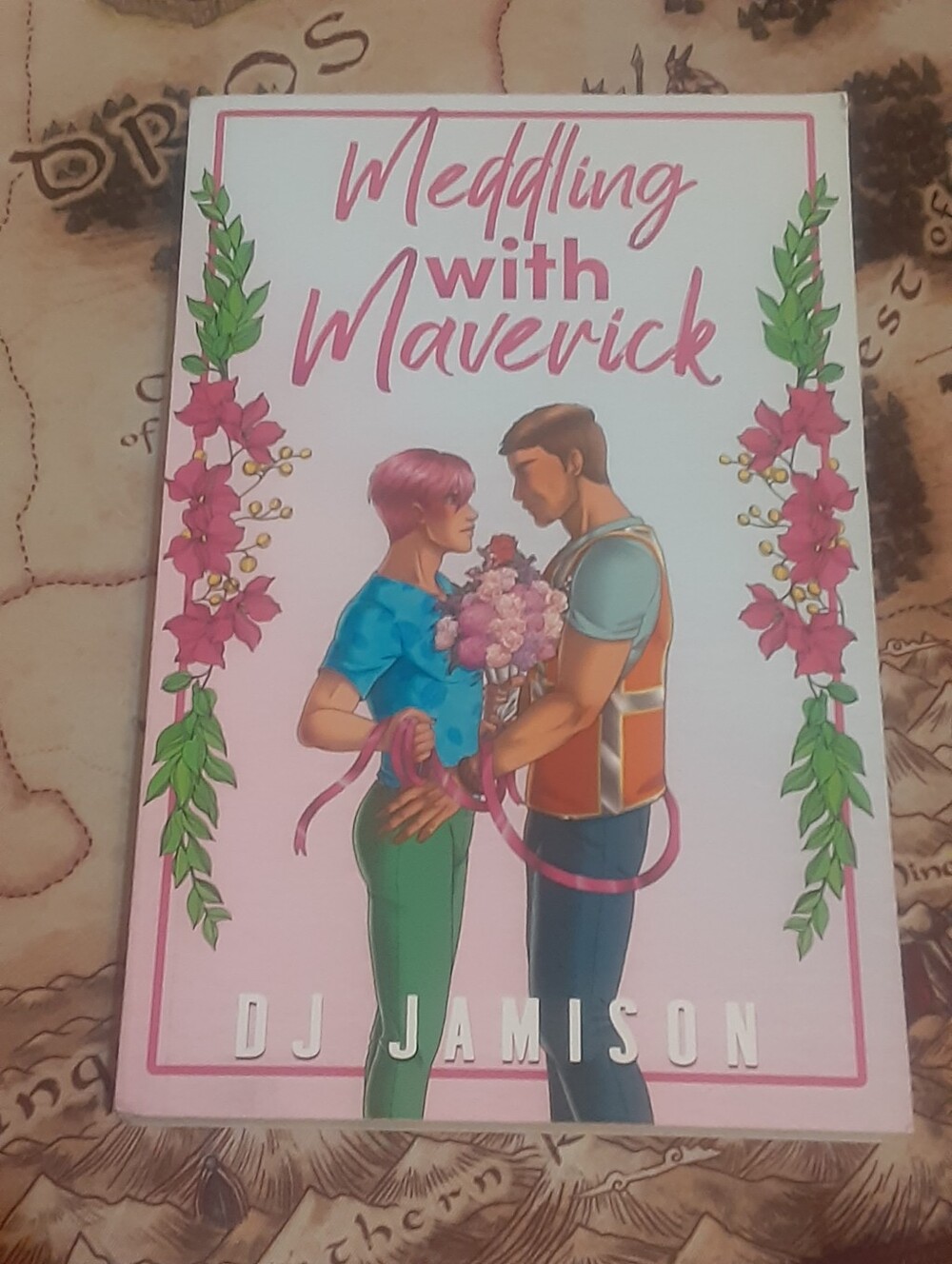 Meddling with Maverick by DJ Jamisontrade paperback indie copy.  2025. Some cov
